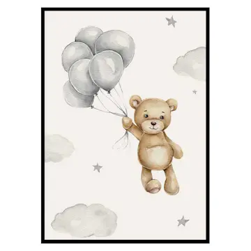 Poster Gallerix Balloons Teddy