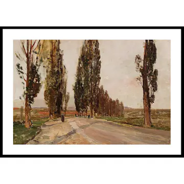 Poster Gallerix Boulevard Of Poplars Near Plankenberg By Emil Jakob Schindler