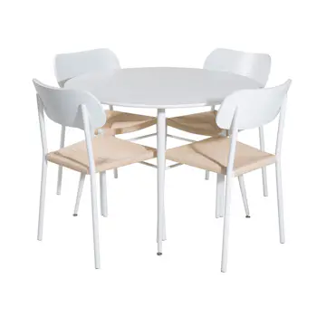 Matgrupp Venture Home Plake med 4 Peggy Stolar Runt