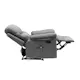 Massagestol Lykke Grå Fällbar Stol med Värmefunktion & Justerbara Massageområden