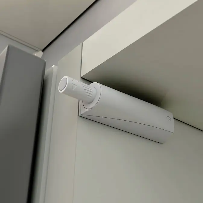 Luckdämpare Beslag Design K-push Komplett med Dämpare