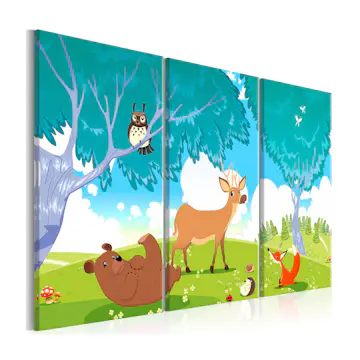 Tavla Arkiio Friendly Animals 3 delar