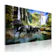 Tavla Arkiio Horse On The SkyBlue Waterfall Background