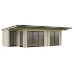Trädgårdshus Palmako Rebekka 19 m² (inv. 13,6 m² )