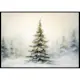 Poster Gallerix Winter Morning Pine Tree