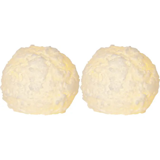 Blockljus Star Trading Snowball LED 2-pack Batteriljus
