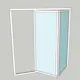Vikparti Allvy Sunroom s75 3-Glas 2-Delad
