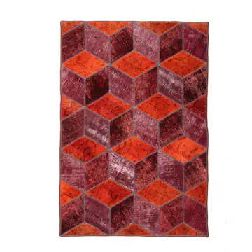 Persisk Patchworkmatta D-sign Handknuten 750660