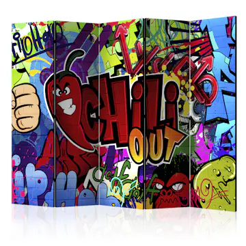 Rumsavdelare Skärmvägg Arkiio Chili Out 225x172 cm