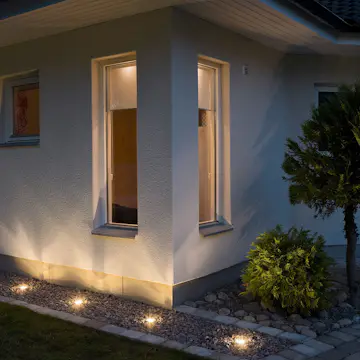 Markspot Gnosjö Konstsmide 230V 3W LED High Power Rund Täckt