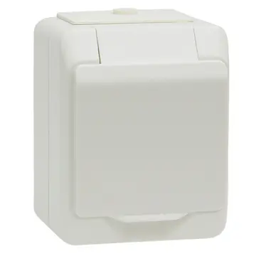 Vägguttag Malmbergs Nordic 1-vägs IP44