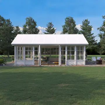 Växthus Landskap Grönska Förlängd Sommar 30 kvm