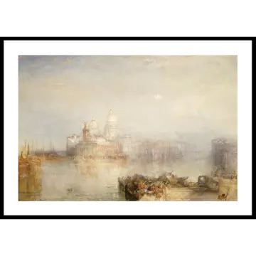 Poster Gallerix Dogana and Santa Maria By William Turner