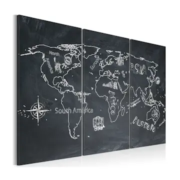 Tavla Arkiio Resor Breddar Sinnet Triptyken