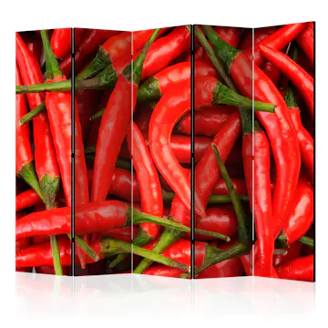 Rumsavdelare Skärmvägg Arkiio Chili Pepper Background II 225x172 cm