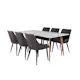 Matgrupp Venture Home Polar med 6 Plaza stolar Mörkgrå