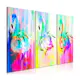 Tavla Arkiio Colourful Flamingos 3 delar