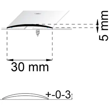 Skarvlist Habo A03 Rostfri 30 mm