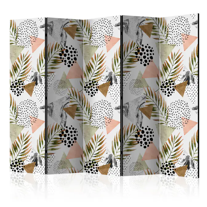 Rumsavdelare Skärmvägg Arkiio Tropical Geometry II 225x172 cm