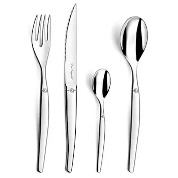 Bestickset Lou Laguiole Jet 16 Delar