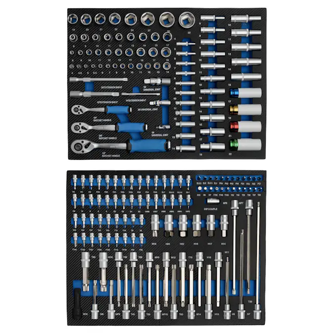 Verktygsvagn Timco 8 ltk 266-delad med Bilverktyg