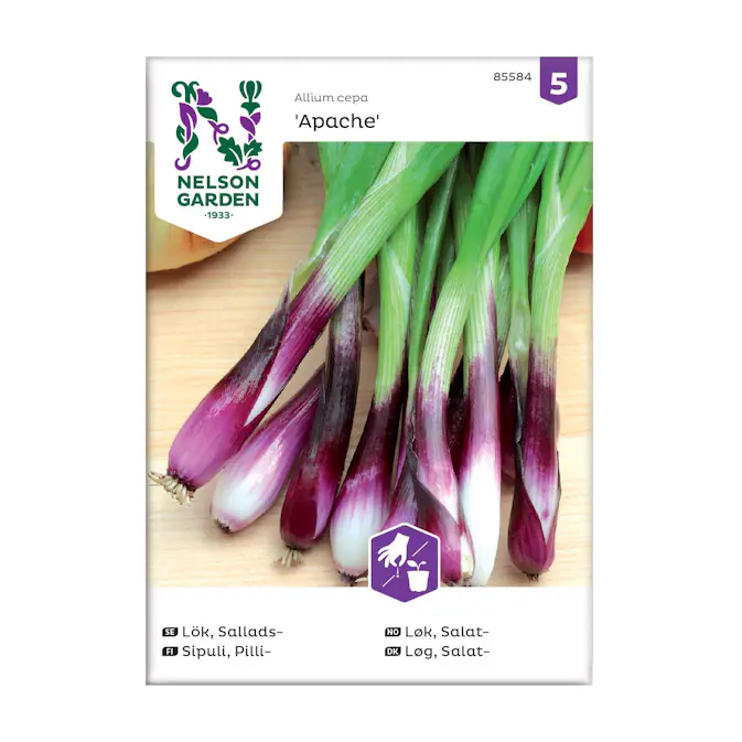 Frö Salladslök Nelson Garden Apache Röd