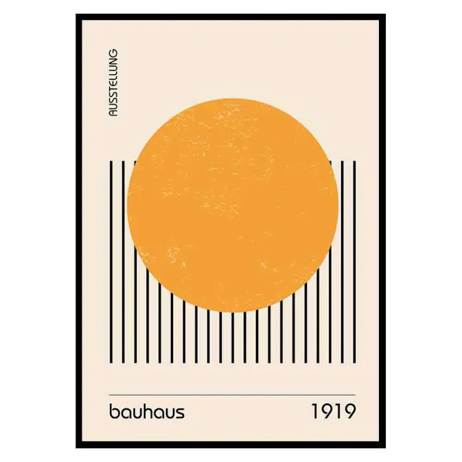 Poster Gallerix Bauhaus Art No1
