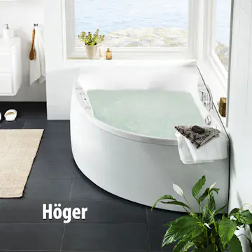 Bubbelbadkar Westerbergs Ocean Duo R/L