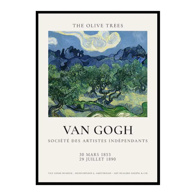 Poster Gallerix Van Gogh The Olive Trees