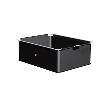 Tygback Lundbergs Wide Svart 427 mm