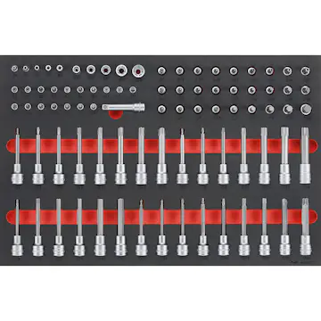 Hylsbitssats 85 delar Teng Tools TTESK85