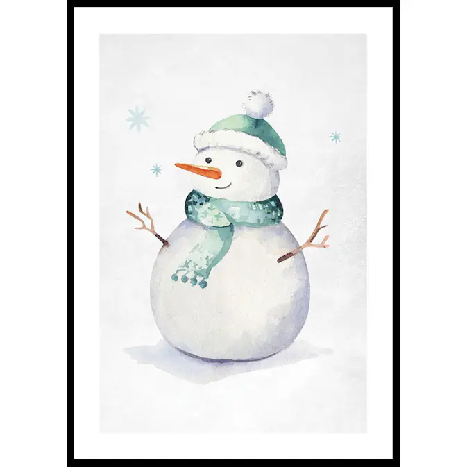 Poster Gallerix Happy Snowman