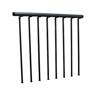 Skyddsräcke Byggera Euro Design/Paris Svart