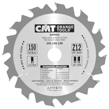 Sågklinga CMT Orange Tools Klyvning