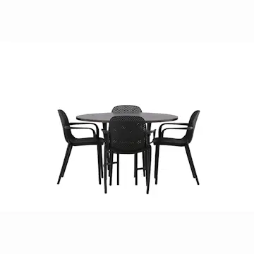 Matgrupp Venture Home Copenhagen med 4 Baltimore Stolar