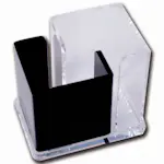 Pennhållare KEBA Dubbel G Svart/Transparent