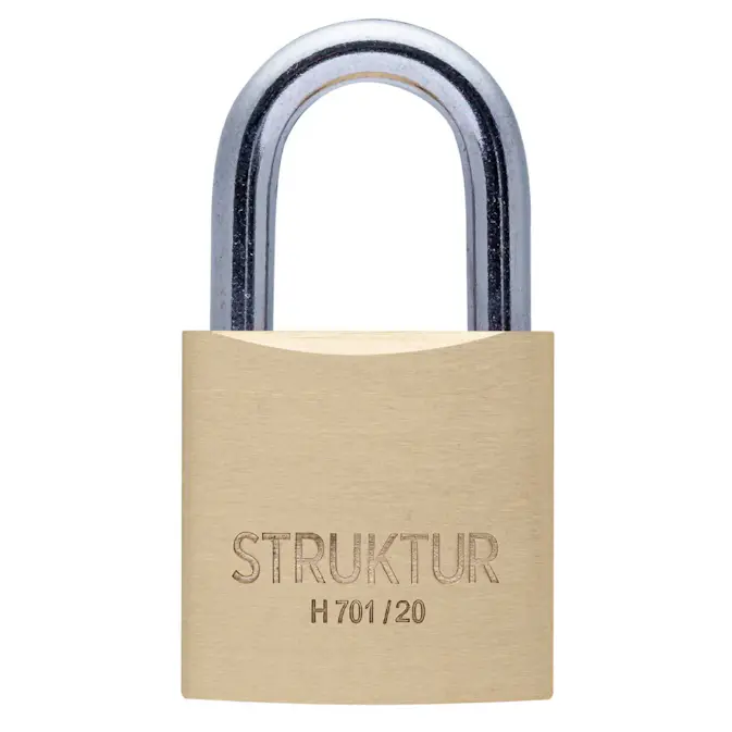 Hänglås Millers Mässing H 701/20