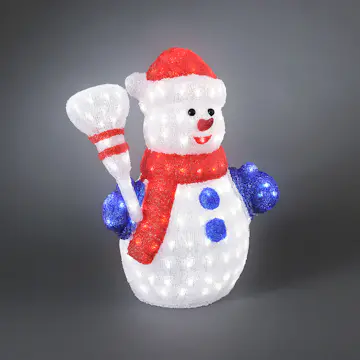 Dekorationsbelysning Gnosjö Konstsmide Snögubbe LED 60 cm