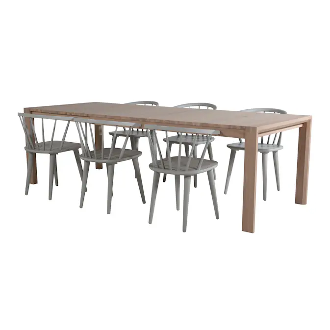 Matgrupp Venture Home Shy med 6 Brum Matstolar