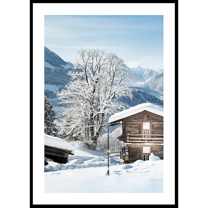 Poster Gallerix Cabin In Snow No3