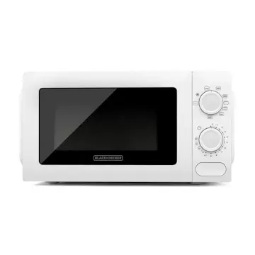 Mikrovågsugn BLACK+DECKER 700W Grillfunktion Vit