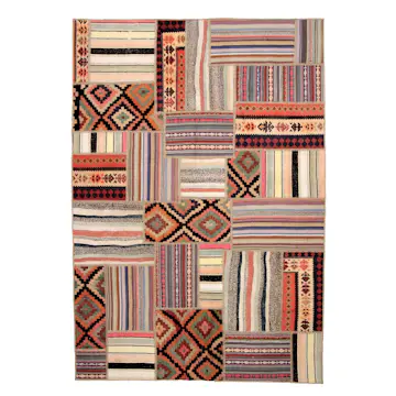 Persisk Patchworkmatta Arkiio Shiraz/Azerbajdzjan Flerfärgad 160x231