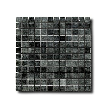 Mosaik Lhådös Glasmosaik Svart 2,5x2,5 cm