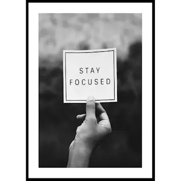 Poster Gallerix Stay Focused Note