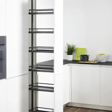 Högskåpsutdrag Theofils Kesseböhmer Arenaplus Style Skafferiutdrag 1800-2200 mm