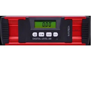 Vattenpass Futech DL20 Digitalt med Magnet 20 cm Med Väska