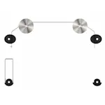 Väggfäste Home it TV Wire 13-70 tum Max 50 kg