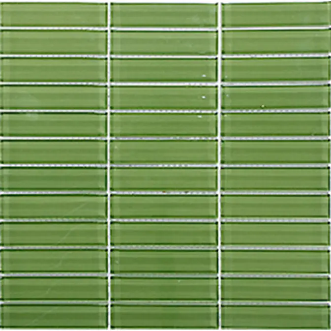 Kristallmosaik Arredo Blank Grön 2,3x9,8 cm