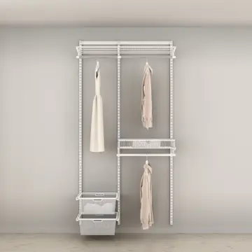 Garderobslösning Elfa Ready Solution Classic 11 Vit B: 1096