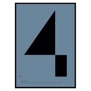 Poster Gallerix Graphical Number 4